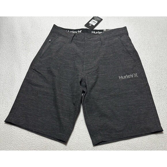 Hurley Any Wear Heather Hybrid Shorts Walkshorts Pockets Men's Size 28 New NWT - Picture 1 of 14